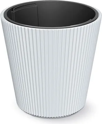 Obrázok produktu pre Prosperplast s.r.o. Kvetináč s vložkou MILLY biely 34,9 cm