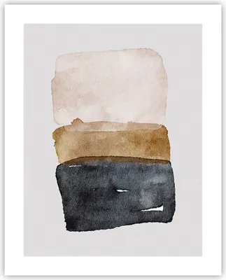 Produktbild von Poster - Poster ohne Rahmen - Abstraktion die Farben Aquarell - 40x50 cm - Wand Bild - Wanddeko - Wandbilder - Kunstposter - Wandposter - Bilder - Kunstdruck - Wanddekoration - P2XPA40x50-4947