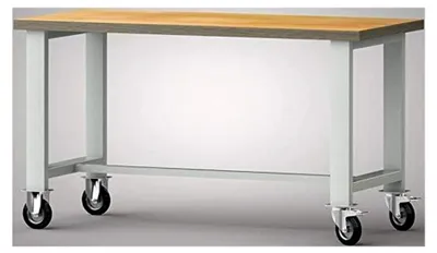 Produktbild von KLW Werkbank fahrbar Rollwerkbank Beistellwerkbank 1500x700x840 mm LxTxH