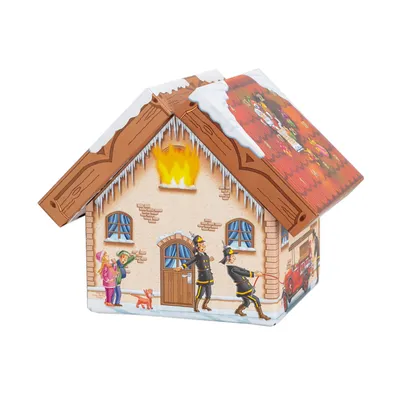 Produktbild von ROTH Räucherkegel-Adventskalender "Feuerwehr" gefüllt mit 24 verschiedenen Räucherkerzen, Räucherkerzchen-Kalender für die Vorweihnachtszeit