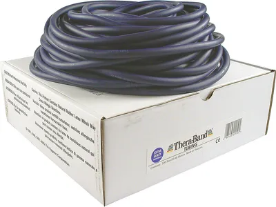 Immagine prodotto di Thera Band Tubing Fascia per esercizi Fitness Physio Resistance 30,5 m extra forte BLU