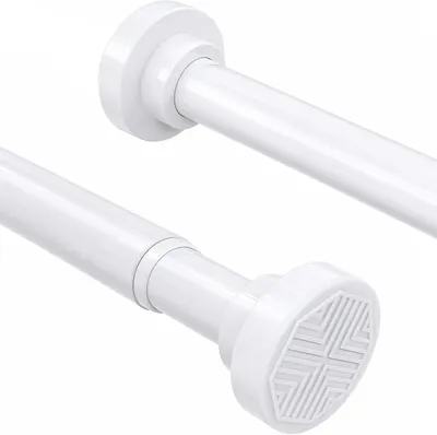 Imagen del producto de Barra para cortina de ducha de acero inoxidable, extensible entre 70 y 190 cm