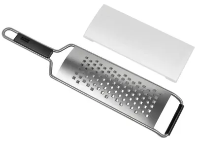 Produktbild von Klein Vlakke Rasp aus Edelstahl, schwarz