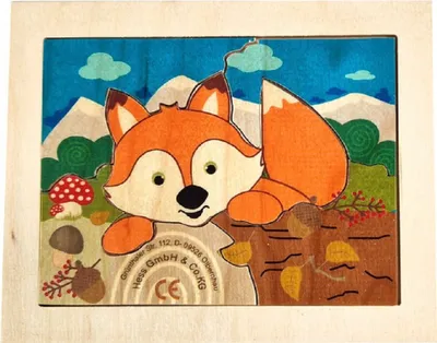 Produktbild von Minipuzzle Fuchs