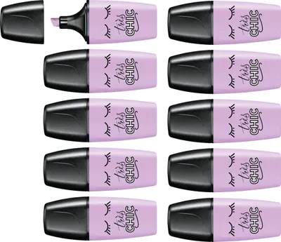 Produktbild von Textmarker - STABILO BOSS MINI Pastellove - 10er Pack - Schimmer von Lila