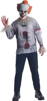 Immagine prodotto di Pennywise Top e Maschera Costume Halloween Uomo Taglia: XL