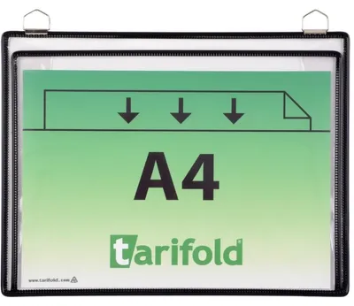 Produktbild von Ablagehängetafeln 32x24cm schwarz VE=5 Stück