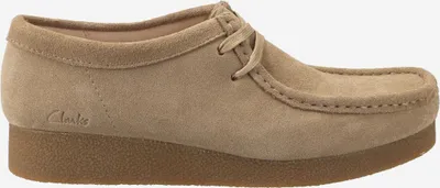 Produktbild von Clarks WallabeeEVOSh 26174747 4, Schnürschuhe in Beige/Sand für Damen, Größe 41,5