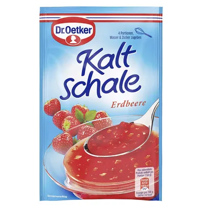 Zdjęcie produktu dla Dr Oetker danie na zimno truskawka owocowy pyszny preparat deserowy 53g