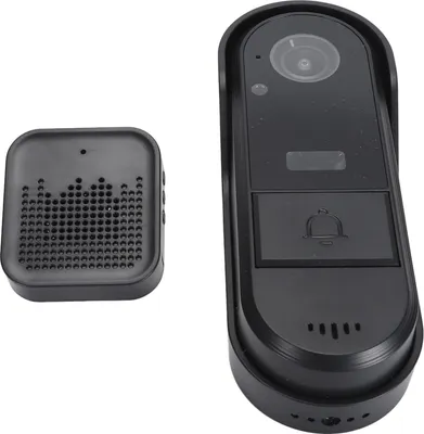 Zdjęcie produktu dla Bezprzewodowy dzwonek do drzwi, metalowy ABS 2,4 GHz inteligentny dzwonek wideo do domu
