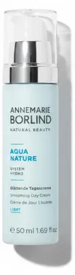 Obrázek produktu pro Annemarie Börlind Aquanature Smoothing Day Cream light, Denní krém, Ženy, Suchá pokožka, Obličej, Regenerační, Vyhlazující, 50 ml