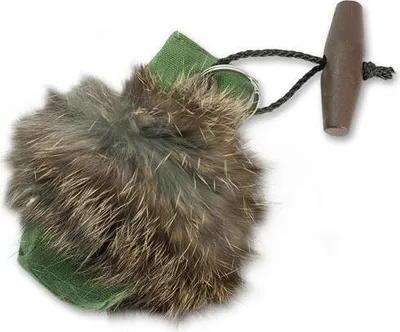 Produktbild von MYSTIQUE® Schlüsselanhängerdummy mit Fell in zwei Farben Khaki (mit Fell)