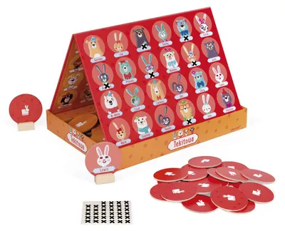 Produktbild von Janod Strategiespiel Tekitoua - Wer ist es? -Karton Kinderspiel