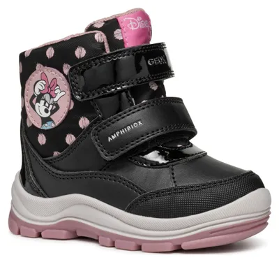 Produktbild von Geox Mädchen Stiefeletten B463WC0BCMNC9289 Farbe: Schwarz Größe: 21