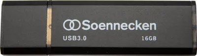 Image de Soennecken USB-Stick 71617 3.0 16GB schwarz/silber