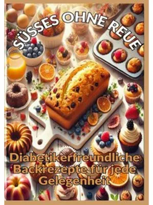 Immagine prodotto di SÜSSES OHNE REUE: Zuckerfrei genießen: Backen für Diabetiker - Brot, Kuchen, Pralinen und gesunde Süßigkeiten