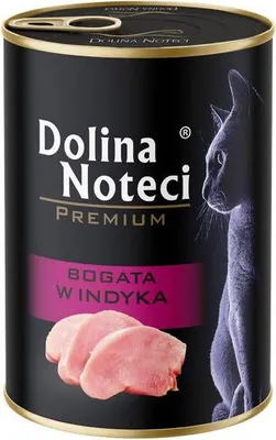 Zdjęcie produktu dla Dolina Noteci mokra karma premium dla kotów bogata w indyka 400g