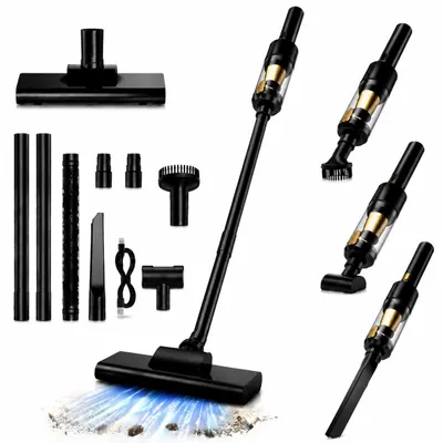 Produktbild von 6000pa Kabelloser Staubsauger mit HEPA-Filter,3-in-1-Handstaubsauger,Abnehmbarer Handheld, Fugendüse,Staubbürste, Ultra-leiser,Staubsauger für Zuhause