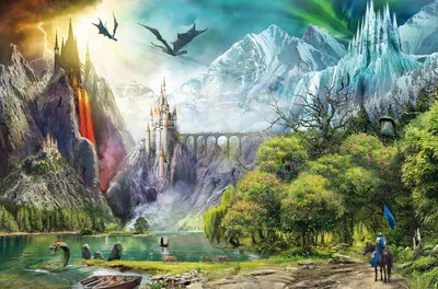 Image de Puzzle Ravensburger - Règne des Dragons (3000 pièces)