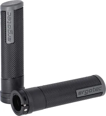 Obrázek produktu pro Ergotec MTB-ATB gripy Porto černá/šedá, 133mm, Ø22, Kraton/hliník