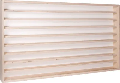 Produktbild von V10 Sammlervitrine Holz / 100 cm x 55 cm x 7,5 cm Fächer 9