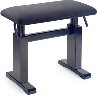 Produktbild von Stagg Hydraulische Klavierbank Konzertpianobank Deluxe, Schwarz mat...