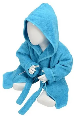 Immagine prodotto di ARTG - Vestaglia "Babiezz" per neonati LT5579 (80 cm x 92 cm) (blu acquamarina)