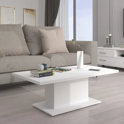 Produktbild von Couchtisch Kaffeetisch Sofatisch DENVO weiß 110 x 43 x 60cm