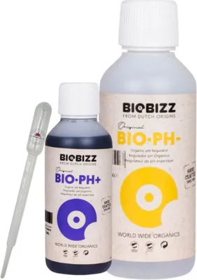 Obrázek produktu pro BioBizz pH+ Plus 250 ml + pH- M!nus Liquid 500 ml