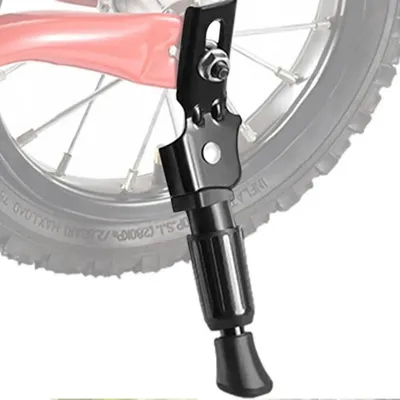 Imagen del producto de Soporte para bicicleta infantil, ajustable, de 14 pulgadas, pata de apoyo lateral, accesorio para bicicleta de montaña