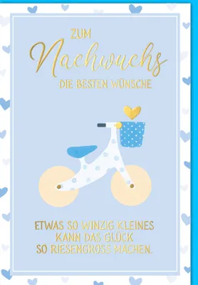 Produktbild von Geburt – Baby – Freudiges Ereignis - Karte mit Umschlag