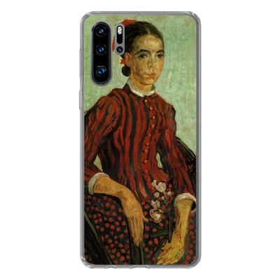 Produktbild von MuchoWow® Handyhülle Schutzhülle Hülle für Huawei P30 Pro La Mousmé - Vincent van Gogh Silikon Softcase Handy Hülle - Schutzdeckel