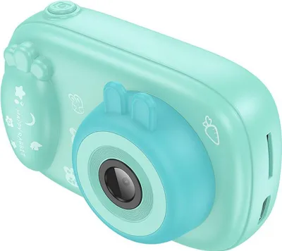 Produktbild von Digitale Kinderkamera mit Selfie-Funktion Hoco 1MP 2,0" HD Ready DV205 blau
