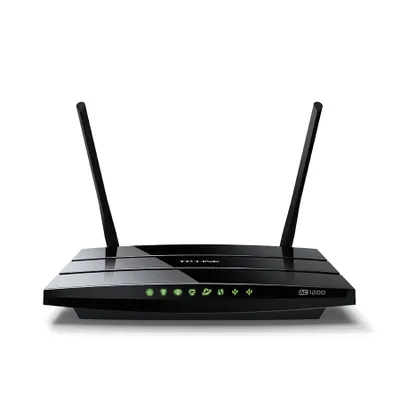 Produktbild von TP-Link TL-ARCHER-C5, Wi-Fi 5 (802.11ac), Dual-Band (2,4 GHz/5 GHz), Ethernet/LAN, Weiß, Tabletop-Router