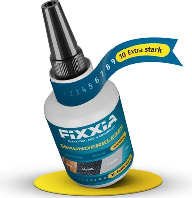 Produktbild von FIXXIA Sekundenkleber extra stark dickflüssig transparent 50g
