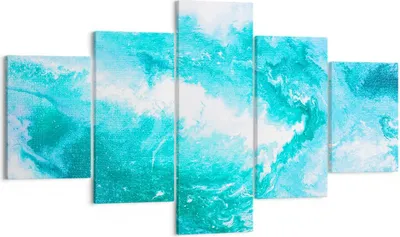 Produktbild von Bild auf Leinwand - Leinwandbild - Abstraktion modern - 125x70cm - Wand Bild - Wanddeko - Leinwanddruck - Bilder - Kunstdruck - Wanddekoration - Leinwand bilder - Wandkunst - EA125x70-3801