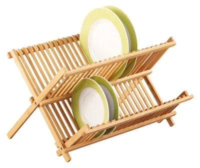 Produktbild von Zeller Tellerabtropfständer, Bamboo 42x35x25