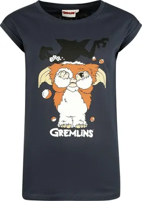 Produktbild von Gremlins T-Shirt Damen Gizmo dunkelgrau L