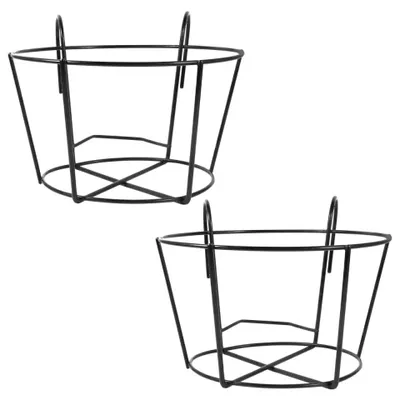 Obrázok produktu pre 2 držiaky na kvetináče na zábradlie balkóna, 30 cm