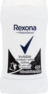 Image de Rexona, Antyperspirant w sztyfcie Invisible Black + White, 40 ml