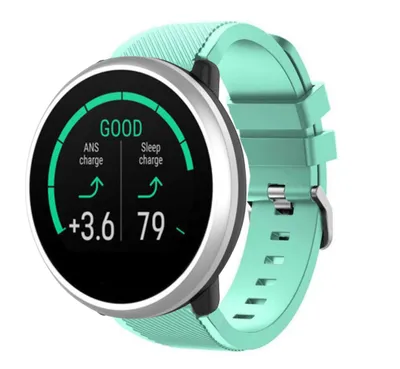 Produktbild von Strap-it Polar Unite Twill Silikonarmband (Aqua)