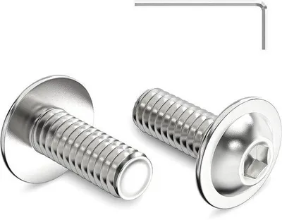 Immagine prodotto di Viti M4 in acciaio inossidabile - Durevoli e resistenti alla corrosione - Set da 20 pezzi.
