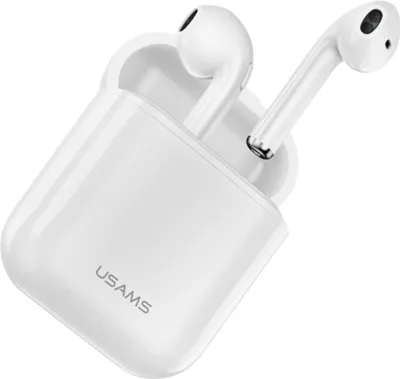 Image de Casque sans fil Usams Bluetooth 5.0 Tws Luseries Blanc/Blanc Bhulu01 (Us-Lu001)