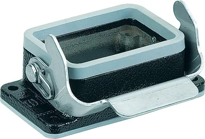 Produktbild von HARTING Han 6B M Anbaugehäuse niedrig mit 1 Längsbügel - 1 Stück