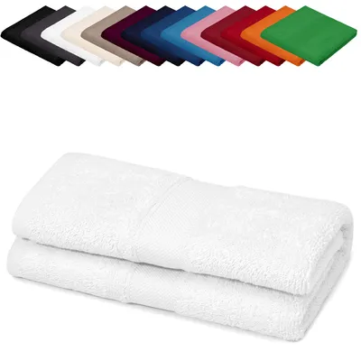 Produktbild von Saunatuch XXL 100x200 cm Saunalaken Strandtuch Saunahandtuch 100% Baumwolle Badelaken, Farbe: Weiß