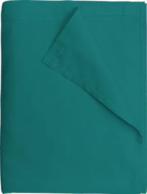 Imagen del producto de Sábana, 240 x 300 cm, color turquesa, 100% algodón, 57 hilos/cm²