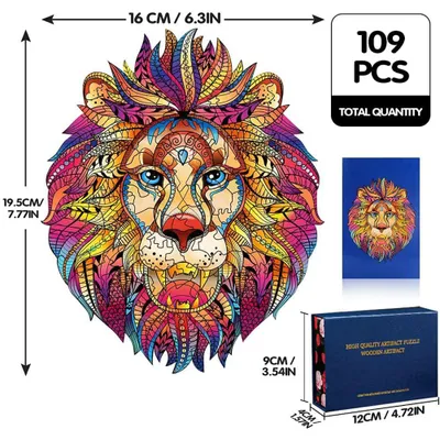 Obrázok produktu pre Drevené puzzle, 3D puzzle