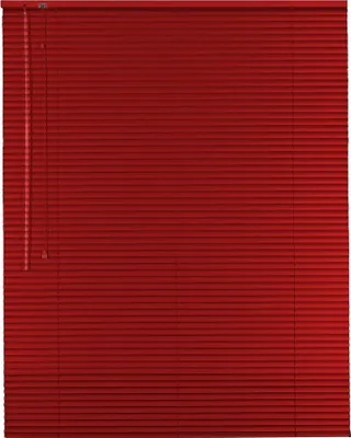 Produktbild von Alu Jalousie Aluminiumjalousie 100 x 160 cm rot Rollo Jalousette Bedienseite links