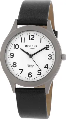 Regent F-842 Titan Herrenuhr mit Lederband 1