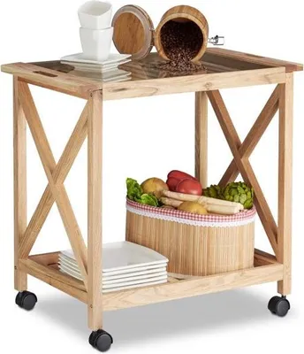 Immagine prodotto di Carrello da cucina in noce